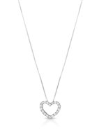 Collana Lelune Donna LELUNE DIAMONDS in Oro bianco Diamante 0.06 Ct LDPLDM006 - LDPLDM006